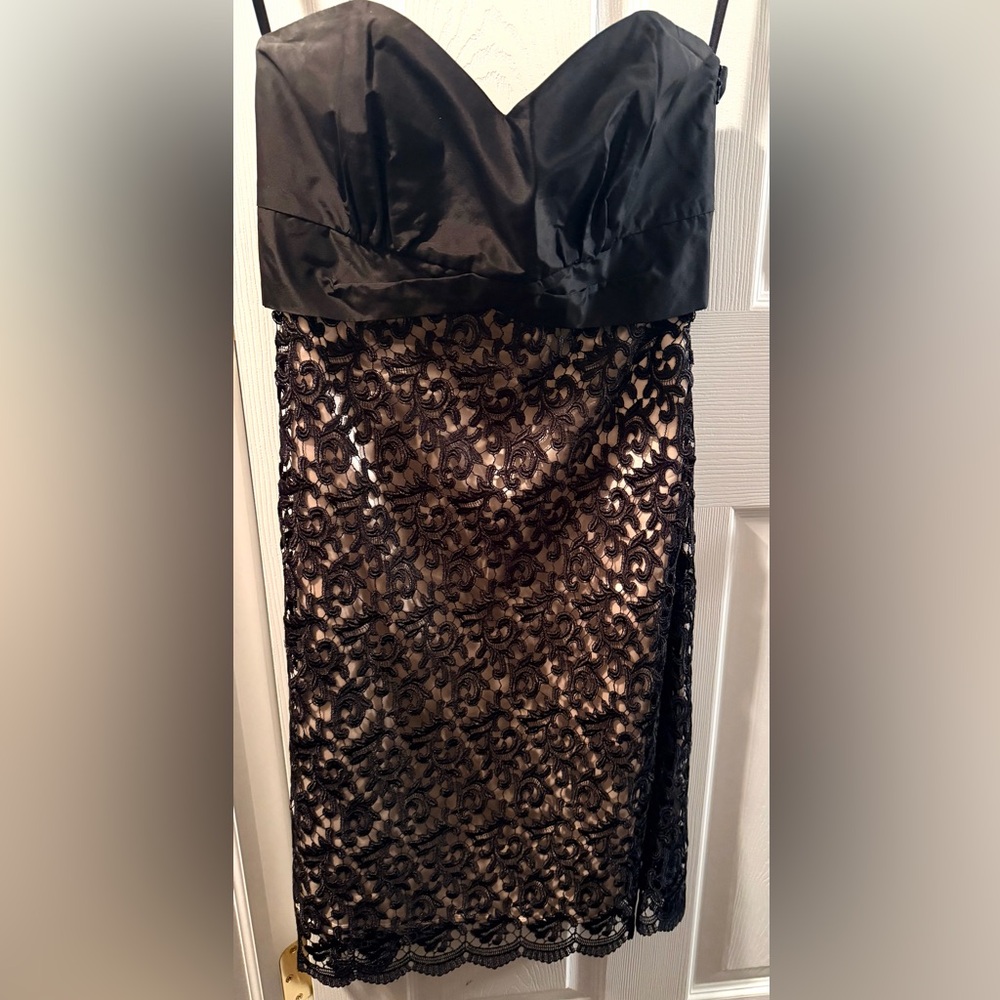 White House Black Market Black Lace Dress